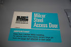12x16 Milcor Style K Standard Flush Door For Plaster Walls Or Ceilings New
