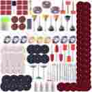 350pcs 8milelake Grinding Sanding Polishing Rotary Tool Accessory Set Fits Dremel 700425113421