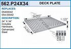 562.p24x34a Automann Deck Plate Aluminum Diamond 889626372858
