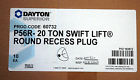 60732 Dayton Superior Swift Lift Round Recess Plug Ton Case Of