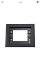 817pcc-blk Wiremold Walker Legrand Plastic Carpet Ring Omnibox Black