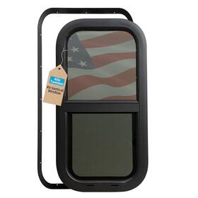 Allotemlass 768556518591 Vertical Rv Window 12 Inch W X 24 H Sliding With Net Screen And Trim R