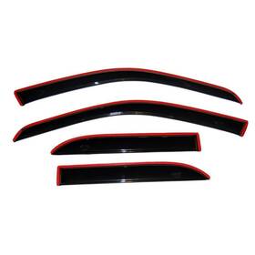 B01h3r5kwa Auto Ventshade Avs In-channel Rain Guards For 16-22 Honda Pilot Excl. Touring - Smoke 4-pc. 1