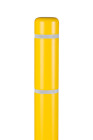 Bc452yw Bollardgard Bollard Cover Yellow With White Reflective Tapes 649906603108