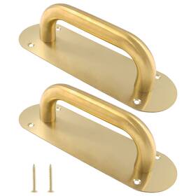 Biaungdo Qy211124-00036 2 Pack Door Handle Pull Plate Stainless Steel Heav