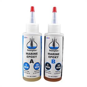 Brampton Technology Ltd. B0dl5bb61h Marine Epoxy 30-min Bond Boat Repair - Strong Waterproof Adhesive