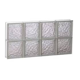 3216si Branded Clearly Secure Glass Block Window 31 Inch X 15.5 Frameless Wave Pattern Non-vented