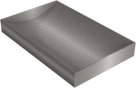 Brixwell 711181963755 Dtct1610b 16 Inch X 10 Deep Standard Counter Top Deal Tray Brushed Stainle