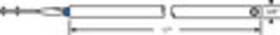 Hwb-tp-t3 Brixwell 83-17b 17in Tilt Tube Balance 3/8in Blue Bearing Hwb-tp-t3/8s-17 Inch -bl