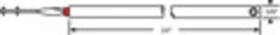 Brixwell 83-24r 24in Tilt Tube Balance 3/8in Red Bearing Hwb-tp-t3/8s-24 Inch -rd