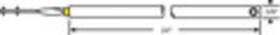 Brixwell 83-24y 24in Tilt Tube Balance 3/8in Yellow Bearing Hwb-tp-t3/8s-24 Inch -yl