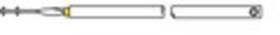 83-27y Brixwell 27in Tilt Tube Balance 3/8in Yellow Bearing