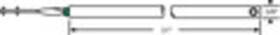 Brixwell 83-31g 31in Tilt Tube Balance 3/8in Green Bearing