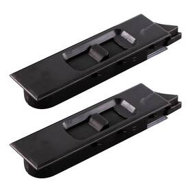 85-910a Brixwell Silver Line Snap-in Tilt Latch Standard Nose Left And Right Hand Set Pair Dark
