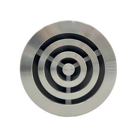 Brst6bs Brixwell Speak Thru Brushed Stainless Steel 6 Inch Diameter