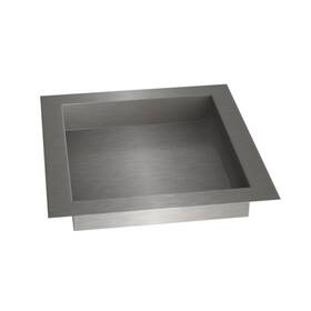 Dtbrl11211b Brixwell 12 Inch X 11 Non-ricochet Drop-in Deal Tray Level 1 Brushed Stainless Steel