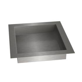 Dtbrl31212b Brixwell 12 Inch X Non-ricochet Drop-in Deal Tray Level 3 Brushed Stainless Steel