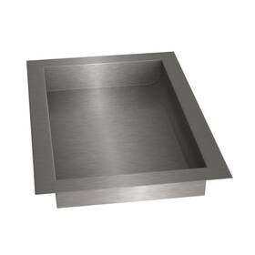 Dtbrl31612b Brixwell 16 Inch X 12 Non-ricochet Drop-in Deal Tray Level 3 Brushed Stainless Steel