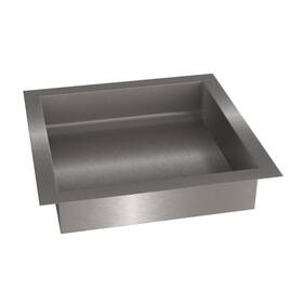 Dtd1414b Brixwell Extra Deep Drop-in Deal Tray Without Lid Brushed Stainless Steel