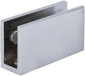 Eh38 C.r. Laurence Crl Chrome Long Set Screw Glass Shelf Clamp For 1/4 Inch To 5/16