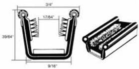 Y691p60 C.r. Laurence Crl Flexible Beaded Glass Run Channel - 60 In Long