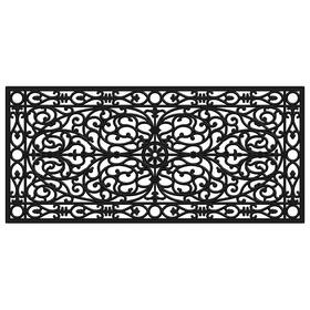 900222248 Calloway Mills Gatsby Rubber Doormat 22 Inch X 48 Black