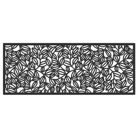 Az103752248 Calloway Mills Lilac Vine Rubber Doormat 22 Inch X 48 Black