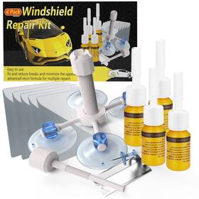 Cl-sdf-18 Clamper Windshield Repair Kit Crack 4 Pcs Car Glass Ki