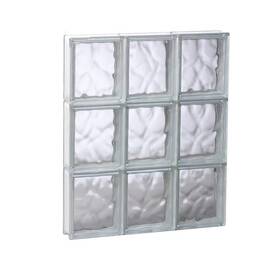 1824sdc Clearly Secure Non-vented Glass Block Window 23.2 Inch X 17.2 3.1 Frameless