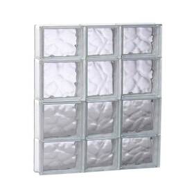 Wx3.125 Clearly Secure 2228sdc Glass Block Window 27 Inch X21.25 Frameless No Grille Non-vent