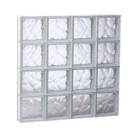 3232sdc Clearly Secure Glass Block Window 31 Inch Privacy Frameless Basement Rectangle White
