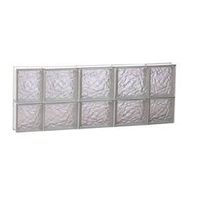 3614sic Clearly Secure 34.7 Inch X13.5 X3.1 Glass Block Window Frameless Non-vented White