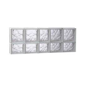 3814sdc Clearly Secure Frameless 36.7 Inch X 13.5 3.1 Glass Block Window Non-vented