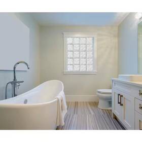 Clearly Secure 445044849865 Glass Block Window 38.75 Inch X 23.25 3.125 Frameless Non-vented