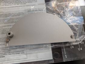 Cr Laurence 147742082724 Crl 720a Anodized Semicircular Design Ticket Window 6-1/2 Inch X3-1/4 No Lock Pin