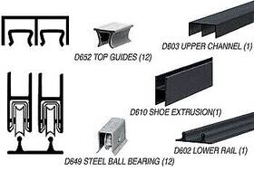 D2203blbb Cr Laurence Crl Flat Black Track Assembly D603 Upper D602