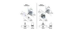 Pb001ps Cr Laurence Polished Stainless Bullet Resistant Protective Barrier System U-clamp