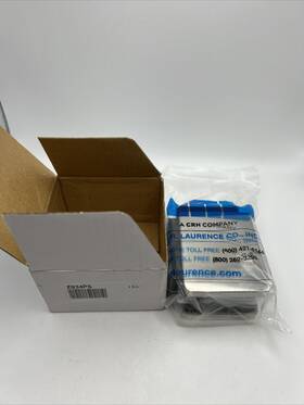 Crl 778288117559 Polished Stainless Z-series Flat Surface Square Type Glass Clamps For 3/4