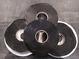 98814x12bl Crl Lot Of 4 Rolls Black 1/4 Inch X 1/2 Double Sided Glazing Tape