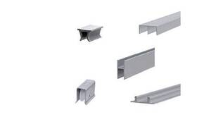 D2203a48 Crl C.r. Laurence Satin Anodized 48 Inch Packaged Track Assembly D603 Up