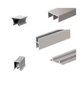 D2203bnbb Crl C.r. Laurence Brushed Nickel Track Assembly D603 Upper And D602