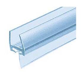 P450br Crl Polycarbonate Bottom Rail With Wipe For 5/16 Inch Glass - 98 In Long
