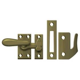 Cf66u5 Deltana Window Lock Casement Fastener Medium Antique Brass