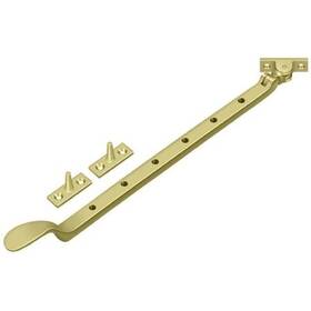 Csa13u3 Deltana Colonial Casement Stay Adjuster Bright Brass 13 Inch