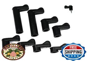 B0d1vzyfzr E.h.c. Black Plastic Window Screen Clips 10 Pack Fits 1-3/16 Inch Flush Offset Repla
