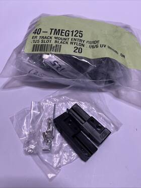 40-tmeg125 Eastern Metal Supply 20-pack Ems End Retention Entry Guides Large Leg Open Face .125 Slot