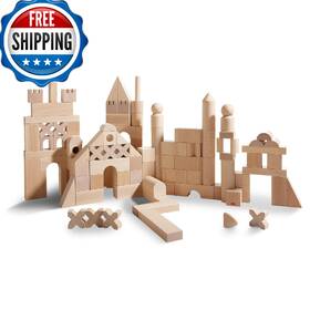 B0002hzlwi Haba Extra Large Wooden Building Blocks 102 Piece Set Open-ended Stacking Toys