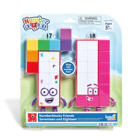 Hand2mind B0gvq4x2nc Numberblocks Seventeen And Eighteen Figures Toddler Math Toy Set