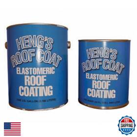 Heng S Industries B004a2wsue Hengs 16-47032 Elastomeric Roof Coating - Quart Uv Resistant