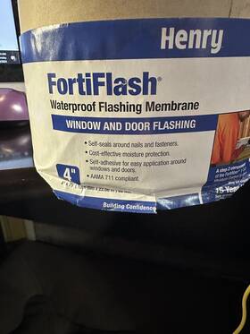 Henry 739767070048 Fortiflash Waterproof Flashing Membrane 4 Inch X 75ft Roll